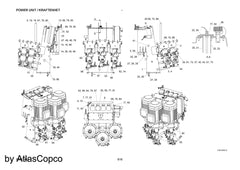 Atlas Copco Epiroc OIL COOLER 9106077491 / 9106 0774 91