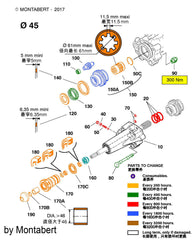 MONTABERT HC110 86528015 GEAR DRIVEN