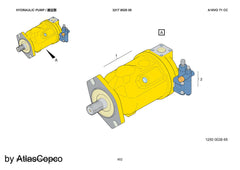 Atlas Copco Epiroc HYDRAULIC PUMP 3217852500 / 3217 8525 00
