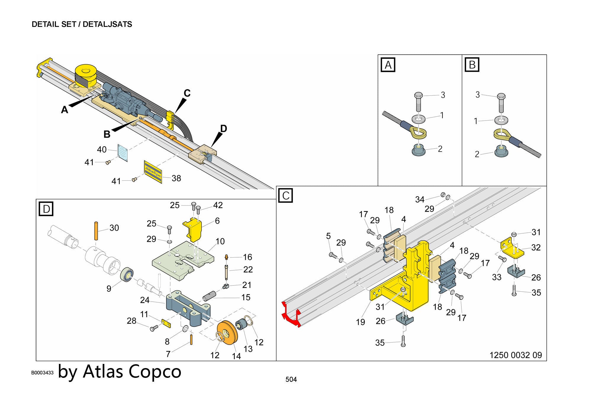 Atlas Copco Epiroc HOSE ATTACHMENT 3128302301 / 3128 3023 01