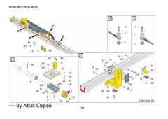 Atlas Copco Epiroc HOSE ATTACHMENT 3128302301 / 3128 3023 01