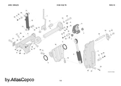 Atlas Copco Epiroc HYDRAULIC CYLINDER 3222 3411 61 / 3222341161